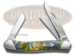 Case xx Knives Medium Stockman Slant Series Sapphire Glow Corelon 1/2500 S9318SG