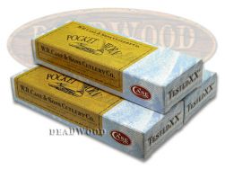 Case xx 3 Blue Jeans Light Blue Standard Pocket Worn Boxes for Pocket Knives