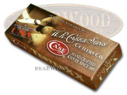Case xx 4 Dark Brown Standard CV Chrome Vanadium Boxes for Pocket Knives