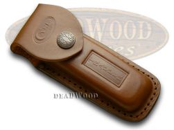 Case xx Brown Leather Trapper 980 Knife Belt Sheath 980
