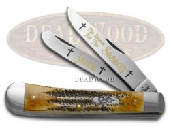Case xx Trapper Knife Reason For The Season 6.5 Bone Stag 1/500 Christmas