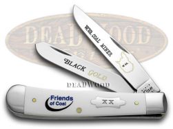 Case xx Trapper Knife West Virginia Friends of Coal White Delrin 1/600 WV