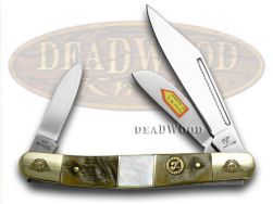 Frost Family Stockman Knife 40th Anv Ram Horn & Mother of Pearl 1/600 40-112RMR