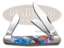 Hen and Rooster Knives Star Spangled Stockman Pocket Knife 313STAR 313-STAR