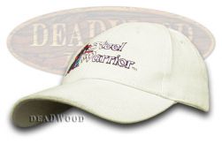 Frost Cutlery Steel Warrior White 100% Cotton Hat Baseball Cap