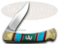 Buck 110 Folding Hunter Yellowhorse Ram 1/25 Knives