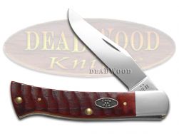 Case xx Knives Axe Handle Gator Jig Old Red Bone 51546 Stainless Pocket Knife