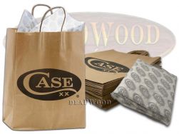 Case xx Logo Print Large Gift Bags & Paper 25pcs for Knives 90009
