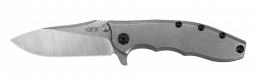 Zero Tolerance Knives Stonewashed Titanium Stainless Pocket Knife 0562TI