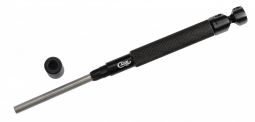 Case xx Dual Knife Sharpener 600-Grit Diamond Rod & Tungsten Carbide Black 09473
