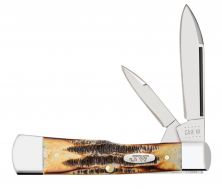 Case xx Knives John Wayne Gunstock 6.5 BoneStag Stainless 10707 Pocket Knife