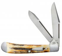 Case xx Knives Tony Bose HT Trapper 6.5 BoneStag 154-CM Stainless 1/150 10771