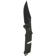 SOG Knives Trident AT Olive Drab GRN Cryo D2 Carbon 11-12-03-57 Pocket Knife