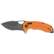 SOG Knives Orange G-10 Kiku XR Lever Lock XHP Stainless 12-27-03-57 Pocket Knife