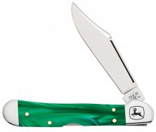 Case xx Knives John Deere Mini Copperlock Green Pearl Kirinite 15774