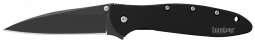 Kershaw Knives Leek Liner Lock Black Stainless Steel 14C28N Blade 1660CKT