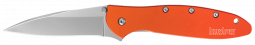 Kershaw Knives Leek Liner Lock Orange Anodized Aluminum 14C28N Stainless 1660OR