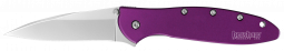 Kershaw Knives Leek Liner Lock Purple Anodized Aluminum 14C28N Stainless 1660PUR