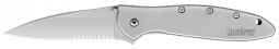 Kershaw Knives Leek Frame Lock Stainless Steel Handle 14C28N 1660ST Pocket Knife