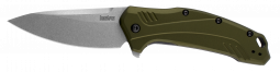 Kershaw Knives Link Liner Lock Olive Green Anodized Aluminum 20CV Steel 1776OLSW