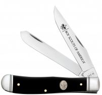 Case xx Knives Boy Scouts Trapper Black Synthetic Stainless 18056 Pocket Knife