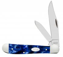 Case xx Knives Copperhead Blue Pearl Kirinite Stainless 23441 Pocket Knife