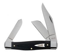 Case xx Knives Large Stockman Smooth Black Micarta Stainless 27732 Pocket Knife