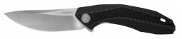 Kershaw Knives Tumbler Frame Lock D2 Steel Black Carbon Fiber 4038 Pocket Knife
