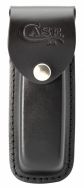Case xx Large Black Leather Belt Sheath 52235 Button-Snap