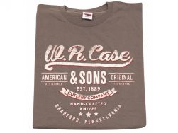 Case xx Premium 100% Cotton Large Charcoal T-shirt 52482