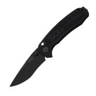 SOG Knives Banner Black Anodized Aluminum S35VN Stainless BA1001-BX Pocket Knife