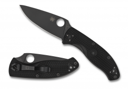 Spyderco Knives Tenacious Liner Lock Black FRN Stainless C122PBBK Pocket Knife