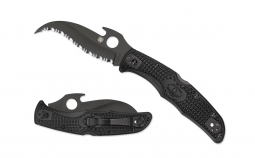 Spyderco Knives Matriarch 2 Lockback Black FRN VG10 Steel C12SBBK2W Pocket Knife