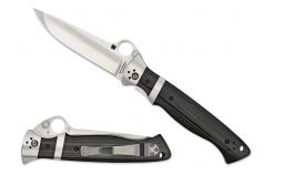 Spyderco Knives Vallotton Sub-Hilt Liner Lock Black G-10 S30V Stainless C149GP