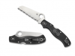 Spyderco Knives Rescue 3 Lockback Black FRN VG-10 Stainless C14SBK3 Pocket Knife