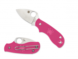 Spyderco Knives Squeak SlipIt Pink Heals N690Co Stainless C154PPN Pocket Knife