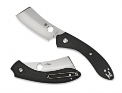 Spyderco Knives Roc Liner Lock Black G-10 VG-10 Stainless C177GP Pocket Knife