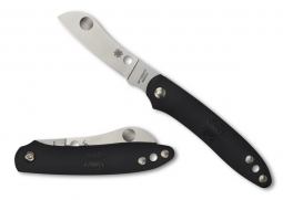 Spyderco Knives Roadie Slipjoint Black FRN N690Co Stainless C189PBK Pocket Knife