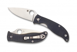 Spyderco Knives Polestar Grey G-10 CTS BD1 Stainless C220GPGY Pocket Knife