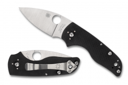 Spyderco Knives Lil' Native SlipIt Black G-10 S30V Steel C230NLGP Pocket Knife