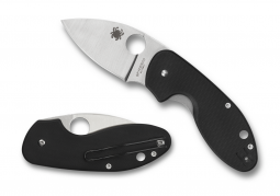 Spyderco Knives Insistent Liner Lock Black G-10 Stainless C246GP Pocket Knife