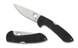 Spyderco Knives Siren Lockback Black G-10 LC200N Stainless C247GP Pocket Knife