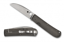 Spyderco Knives Swayback Frame Lock Solid Titanium CTS XHP Stainless C249TIP