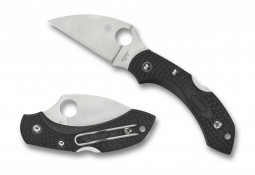 Spyderco Knives Dragonfly 2 Lockback VG-10 Steel C28FPWCBK2 Black Pocket Knife