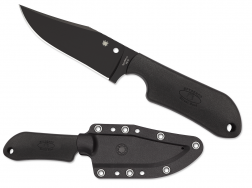 Spyderco Knives Street Beat Fixed Blade Knife Black FRN VG-10 FB15PBBK Perrin