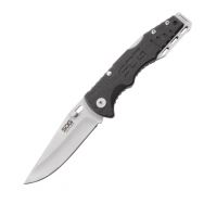 SOG Knives Salute Mini Lockback Black G-10 Stainless FF1001-CP Pocket Knife