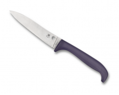 Spyderco Knives Counter Puppy Kitchen Knife Purple PlainEdge Stainless K20PPR