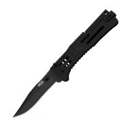 SOG Knives SlimJim Lockback Black 420 Steel Handle AUS-8 Stainless Blade SJ32-CP