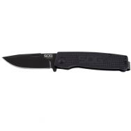 SOG Knives Terminus Slip Joint Black G-10 BD1 Stainless TM1002-BX Pocket Knife