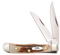 Case xx Knives Tiny Trapper Genuine Red Stag Handle Stainless Pocket Knife 09580